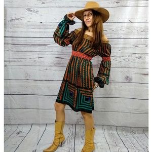 Anna Sui Runway 2018 boho dress